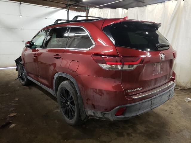 Photo 2 VIN: 5TDJZRFH1KS609657 - TOYOTA HIGHLANDER 