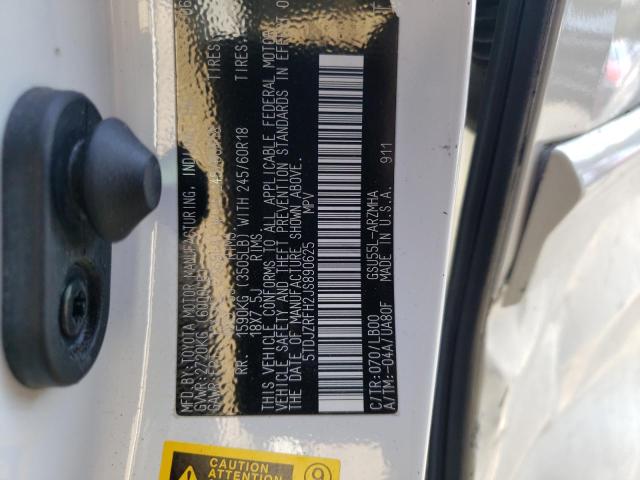 Photo 12 VIN: 5TDJZRFH2JS890625 - TOYOTA HIGHLANDER 