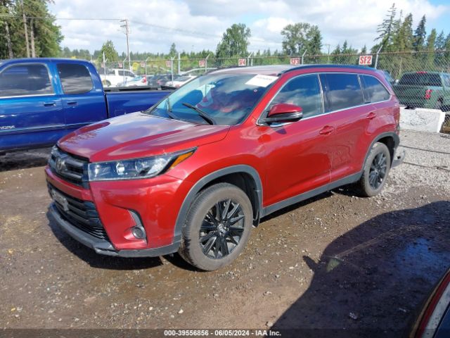 Photo 1 VIN: 5TDJZRFH2KS625172 - TOYOTA HIGHLANDER 