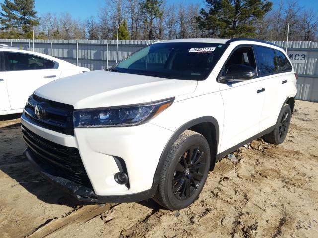 Photo 1 VIN: 5TDJZRFH2KS967625 - TOYOTA HIGHLANDER 