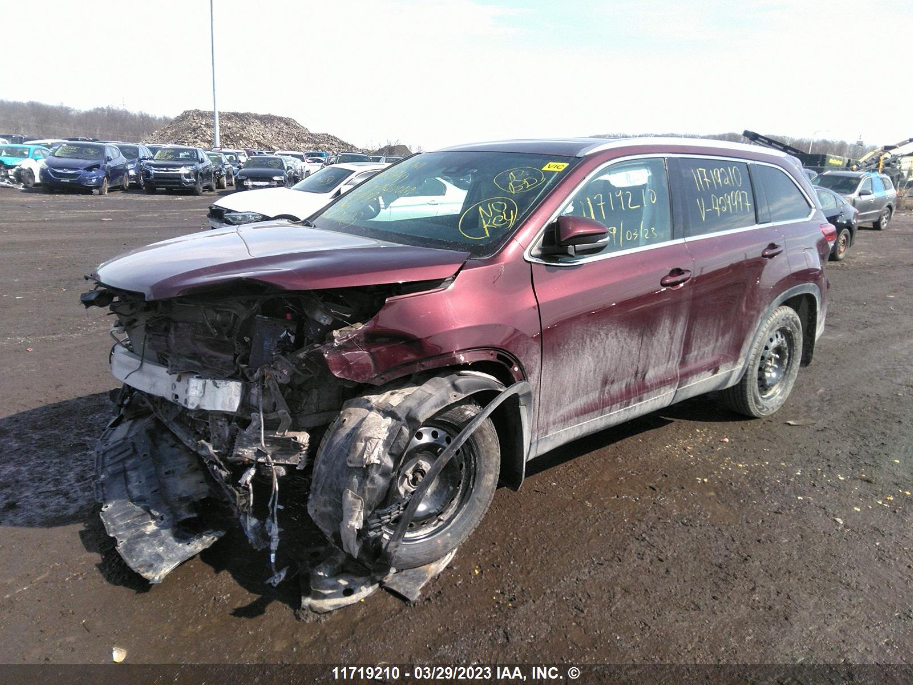 Photo 1 VIN: 5TDJZRFH5KS729977 - TOYOTA HIGHLANDER 