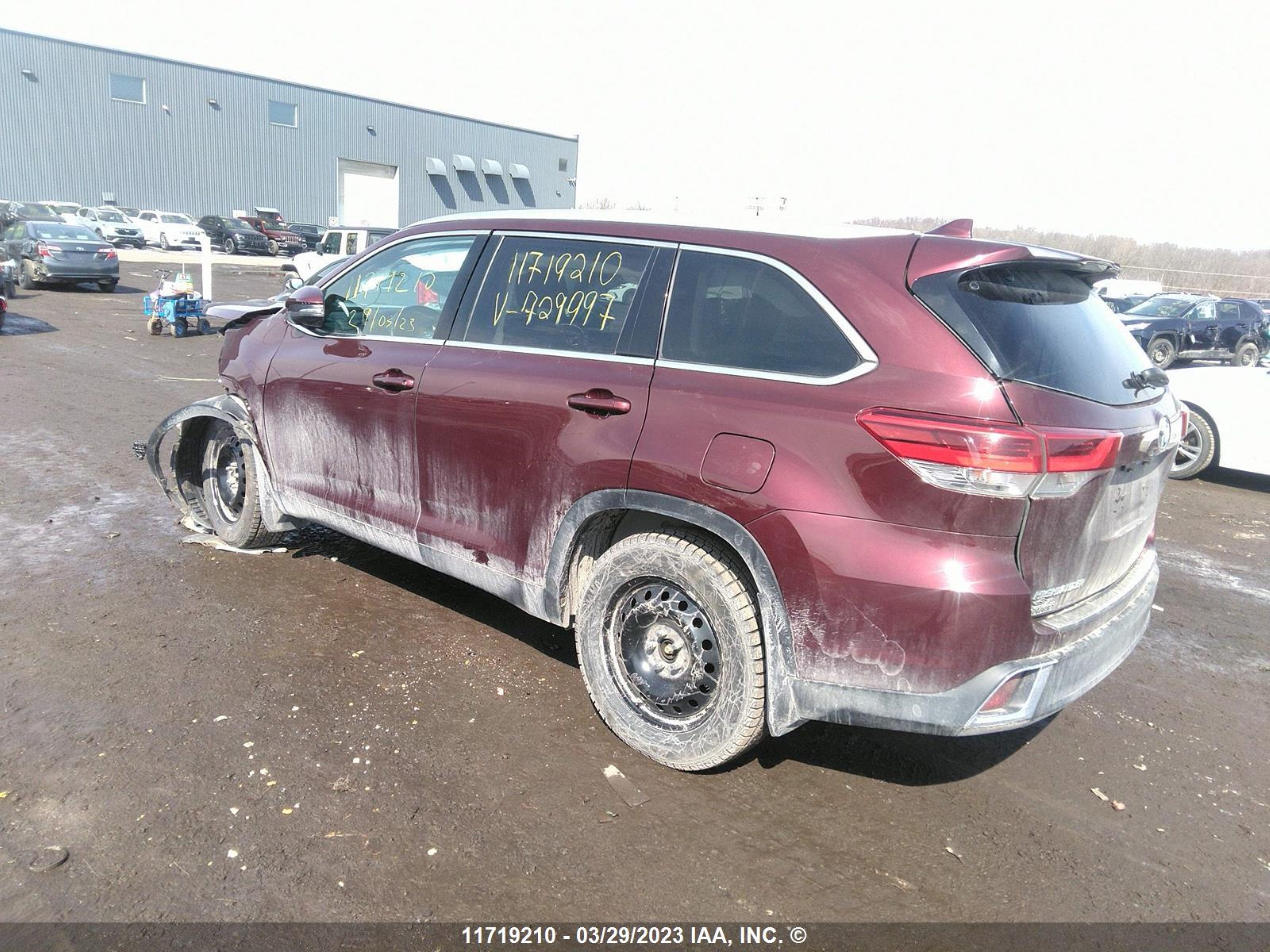 Photo 2 VIN: 5TDJZRFH5KS729977 - TOYOTA HIGHLANDER 