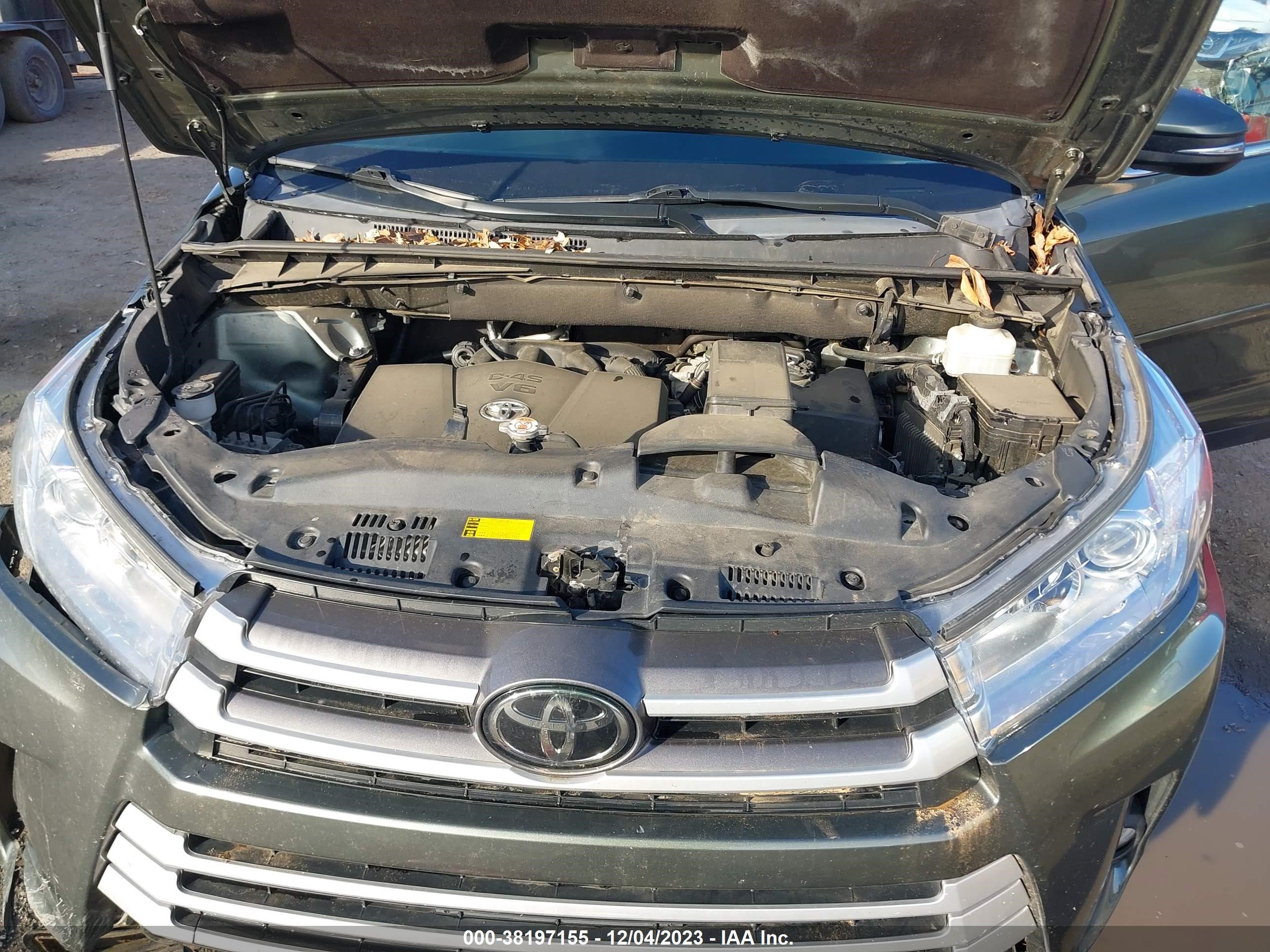 Photo 9 VIN: 5TDJZRFH5KS945005 - TOYOTA HIGHLANDER 