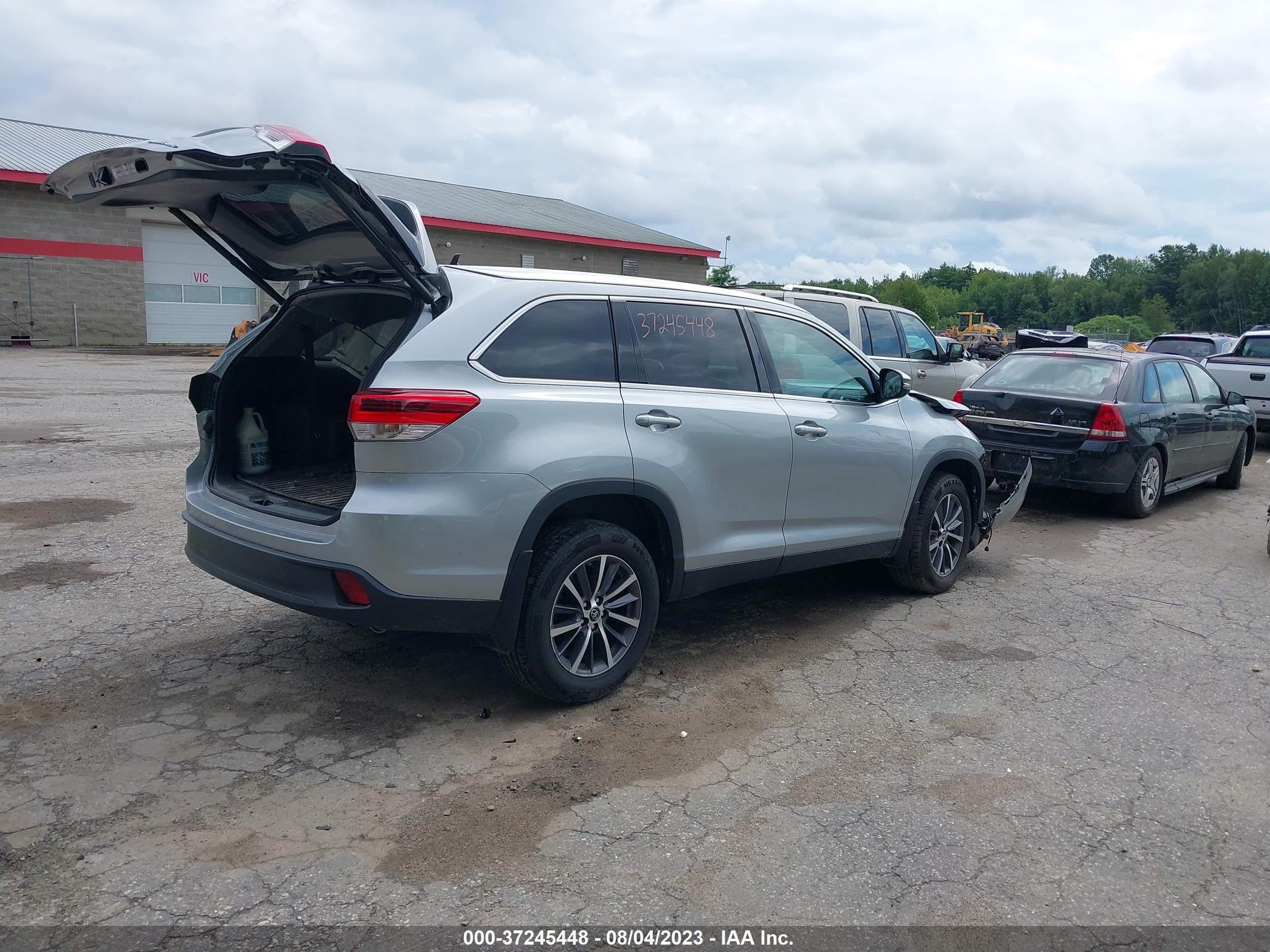 Photo 3 VIN: 5TDJZRFH6KS607032 - TOYOTA HIGHLANDER 