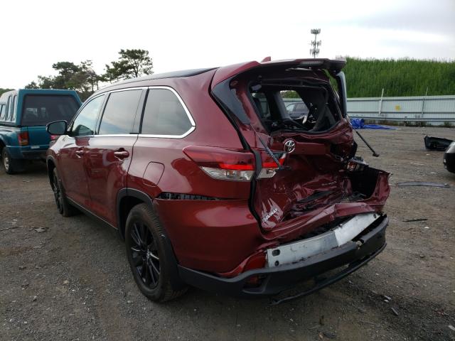 Photo 2 VIN: 5TDJZRFH6KS953887 - TOYOTA HIGHLANDER 