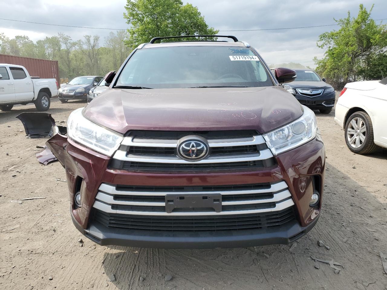 Photo 4 VIN: 5TDJZRFHXKS729778 - TOYOTA HIGHLANDER 