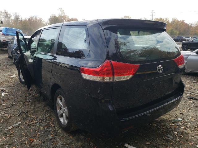 Photo 2 VIN: 5TDKA3DC0BS006134 - TOYOTA SIENNA BAS 