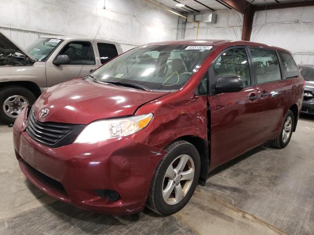 Photo 1 VIN: 5TDKA3DC1CS010081 - TOYOTA SIENNA BAS 