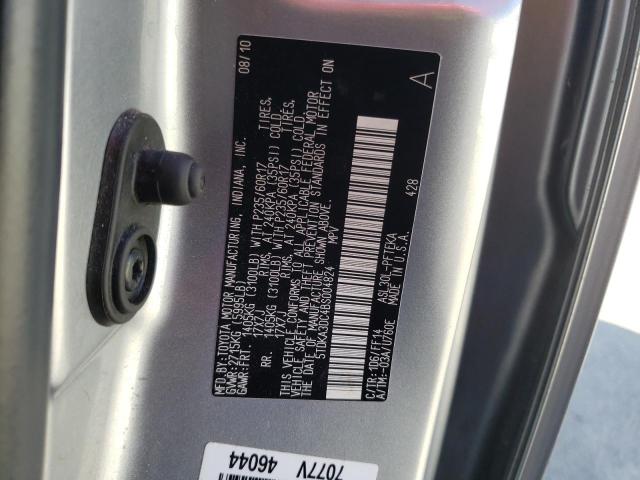 Photo 11 VIN: 5TDKA3DC4BS004824 - TOYOTA SIENNA BAS 