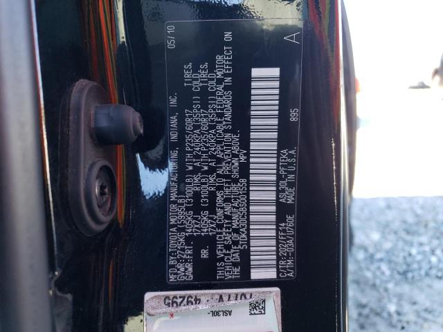 Photo 9 VIN: 5TDKA3DC5BS001558 - TOYOTA SIENNA BAS 