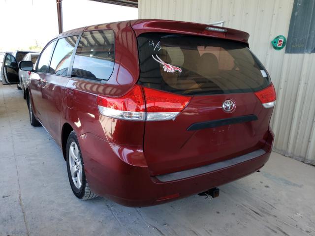 Photo 2 VIN: 5TDKA3DC5BS001642 - TOYOTA SIENNA BAS 