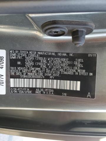 Photo 12 VIN: 5TDKA3DC6BS006574 - TOYOTA SIENNA BAS 