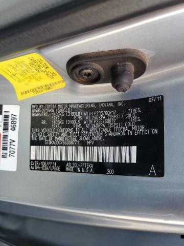 Photo 12 VIN: 5TDKA3DC7BS008771 - TOYOTA SIENNA BAS 