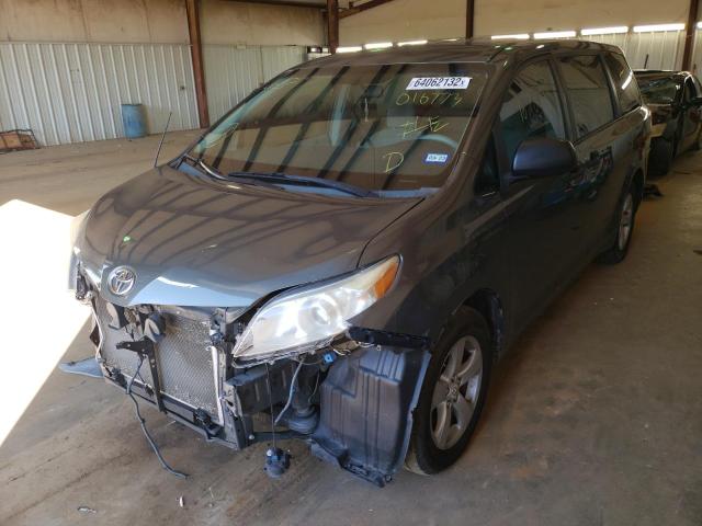 Photo 1 VIN: 5TDKA3DC8CS010773 - TOYOTA SIENNA BAS 