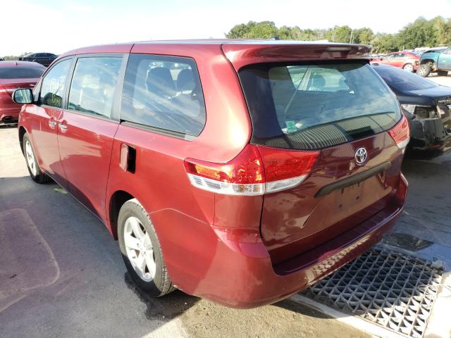 Photo 2 VIN: 5TDKA3DC8CS011759 - TOYOTA SIENNA BAS 