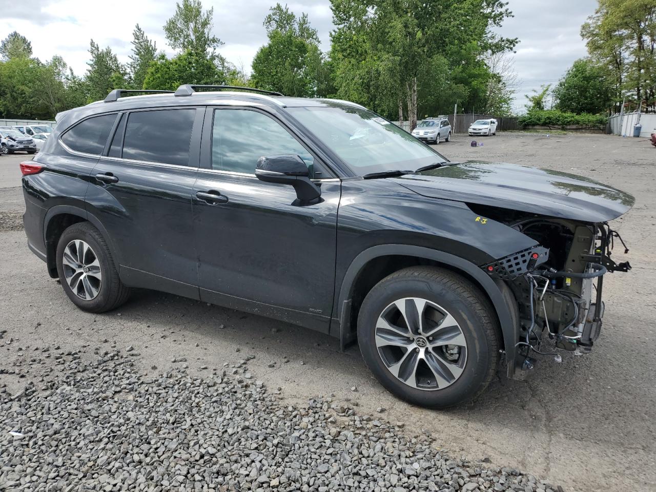 Photo 3 VIN: 5TDKBRCH9PS593065 - TOYOTA HIGHLANDER 