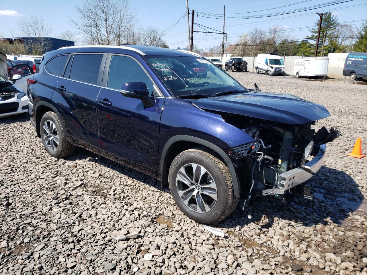 Photo 3 VIN: 5TDKDRAH2PS516552 - TOYOTA HIGHLANDER 