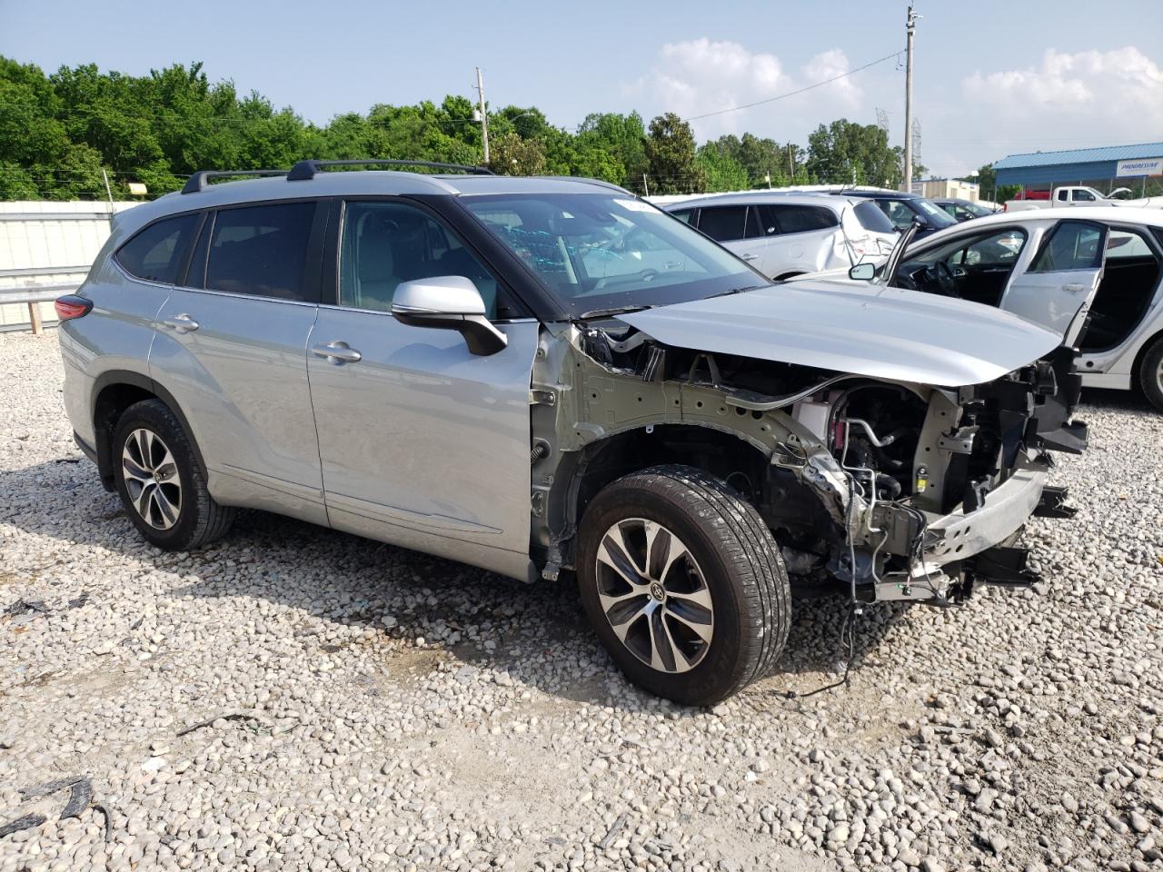 Photo 3 VIN: 5TDKDRAH5PS009192 - TOYOTA HIGHLANDER 