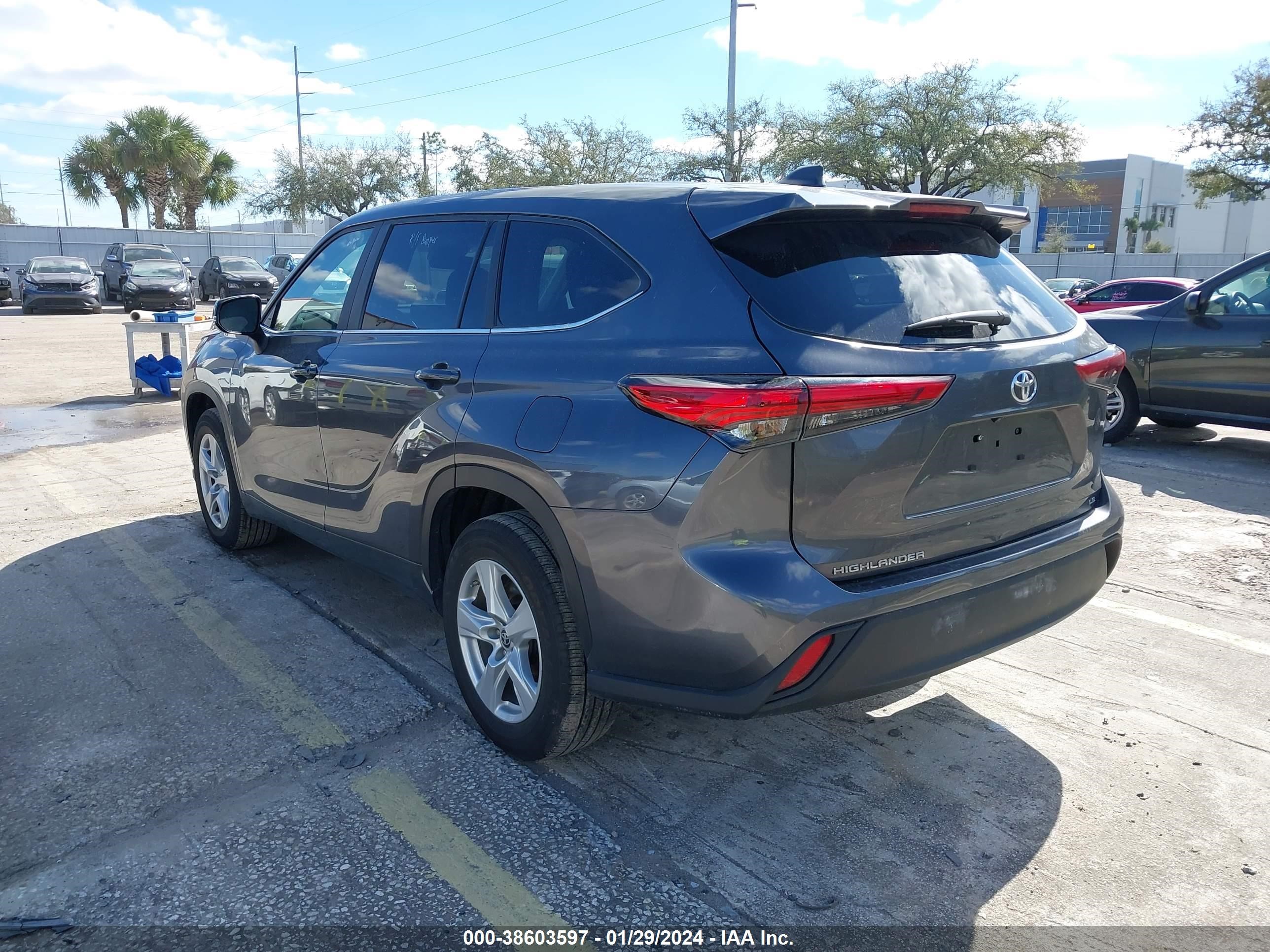 Photo 2 VIN: 5TDKDRAH8PS039559 - TOYOTA HIGHLANDER 