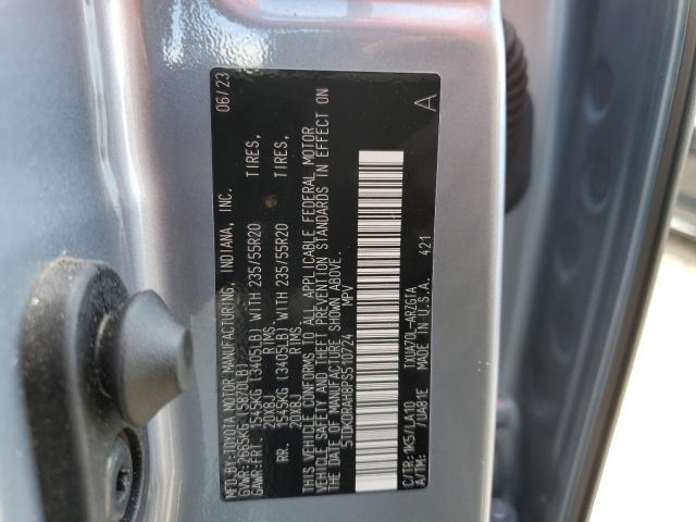 Photo 12 VIN: 5TDKDRAH8PS510724 - TOYOTA HIGHLANDER 