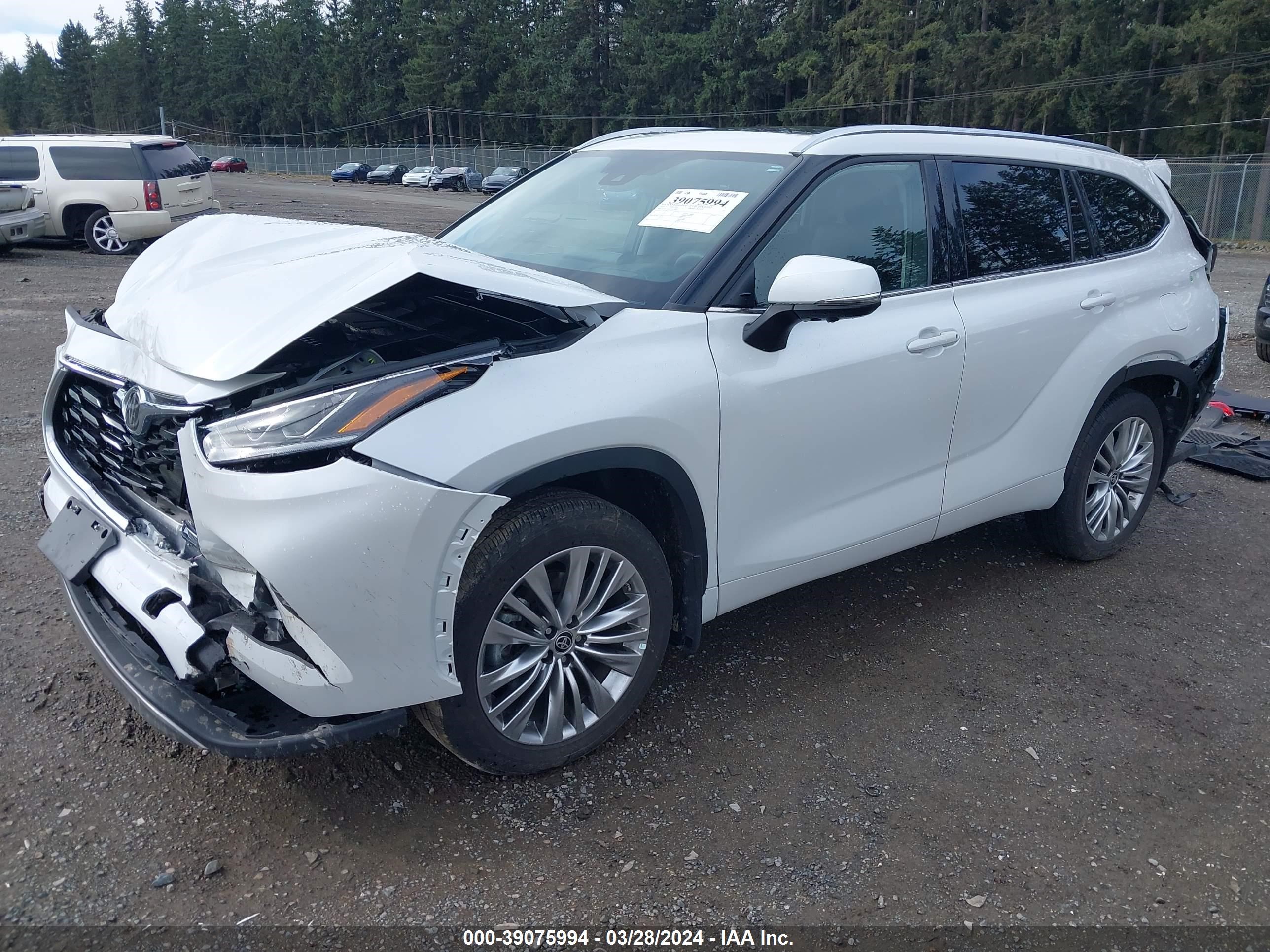 Photo 1 VIN: 5TDKDRBH0PS015450 - TOYOTA HIGHLANDER 