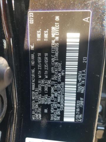 Photo 12 VIN: 5TDKDRBHXPS505488 - TOYOTA HIGHLANDER 