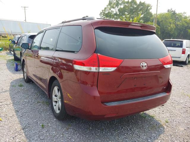 Photo 2 VIN: 5TDKK3DC0BS091974 - TOYOTA SIENNA LE 