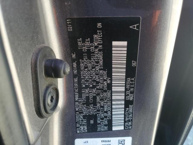 Photo 13 VIN: 5TDKK3DC0BS128862 - TOYOTA SIENNA LE 