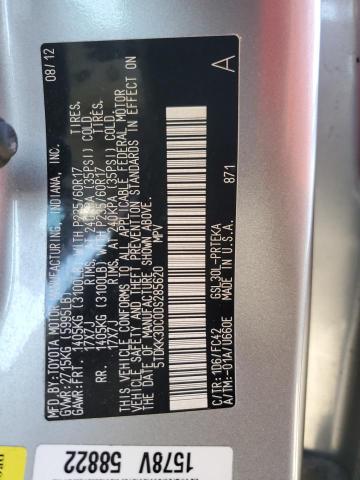 Photo 13 VIN: 5TDKK3DC0DS285620 - TOYOTA SIENNA LE 