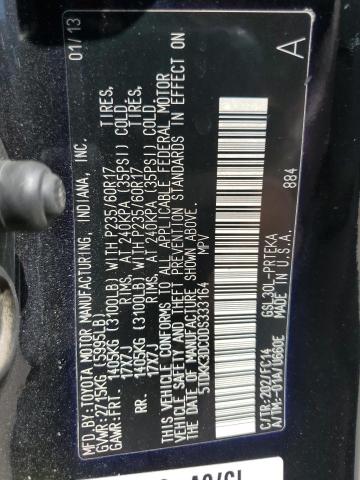 Photo 13 VIN: 5TDKK3DC0DS333164 - TOYOTA SIENNA LE 