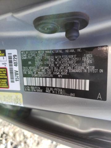 Photo 9 VIN: 5TDKK3DC0DS405285 - TOYOTA SIENNA LE 