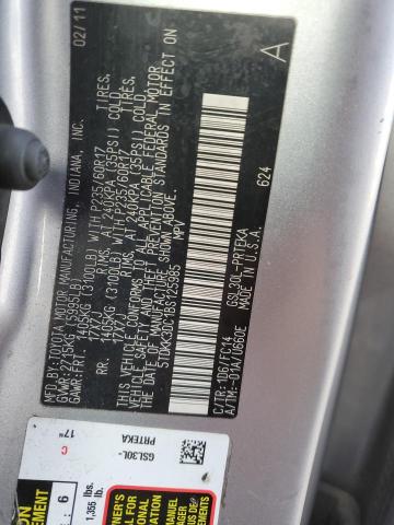 Photo 11 VIN: 5TDKK3DC1BS125985 - TOYOTA SIENNA LE 