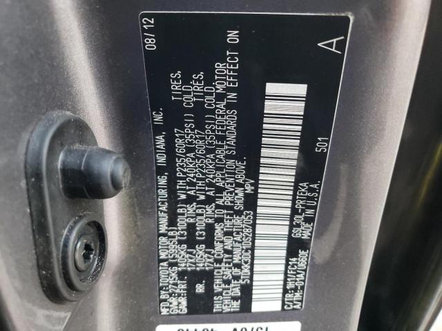 Photo 9 VIN: 5TDKK3DC1DS287053 - TOYOTA SIENNA LE 