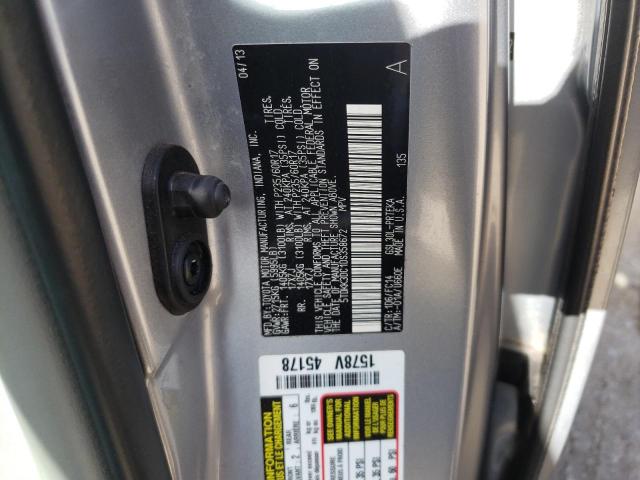 Photo 12 VIN: 5TDKK3DC1DS358672 - TOYOTA SIENNA LE 