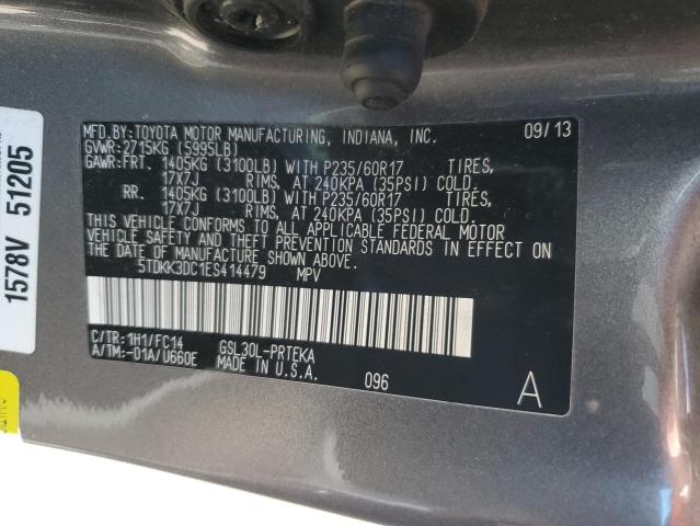 Photo 13 VIN: 5TDKK3DC1ES414479 - TOYOTA SIENNA LE 