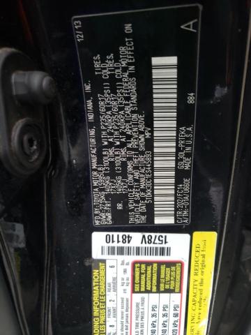 Photo 11 VIN: 5TDKK3DC1ES445893 - TOYOTA SIENNA LE 