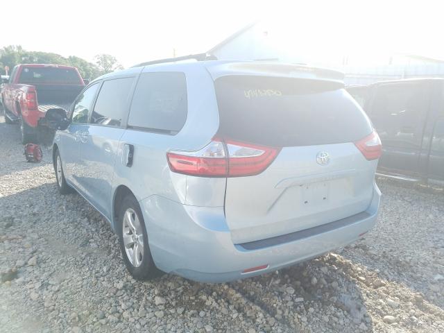 Photo 2 VIN: 5TDKK3DC1FS644539 - TOYOTA SIENNA LE 