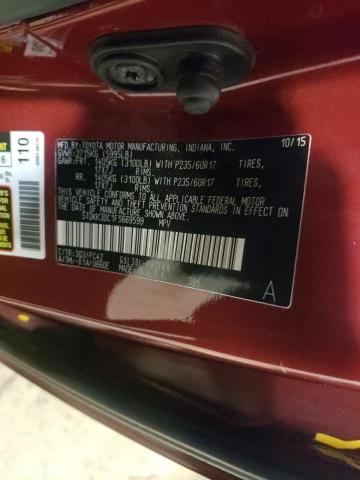 Photo 9 VIN: 5TDKK3DC1FS669599 - TOYOTA SIENNA LE 