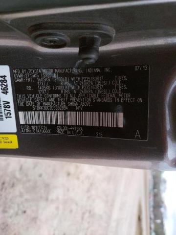 Photo 9 VIN: 5TDKK3DC2DS392894 - TOYOTA SIENNA LE 