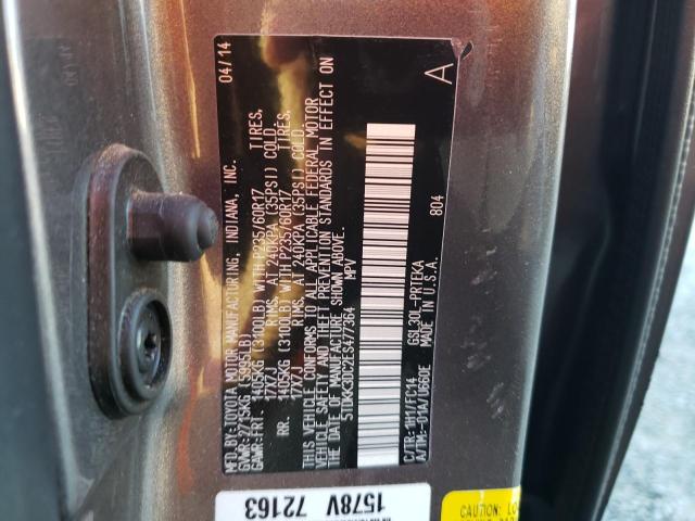 Photo 12 VIN: 5TDKK3DC2ES477364 - TOYOTA SIENNA LE 