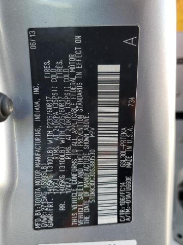 Photo 12 VIN: 5TDKK3DC3DS380530 - TOYOTA SIENNA LE 