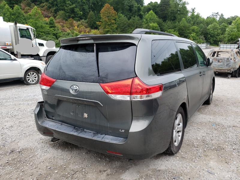 Photo 3 VIN: 5TDKK3DC4BS126726 - TOYOTA SIENNA LE 