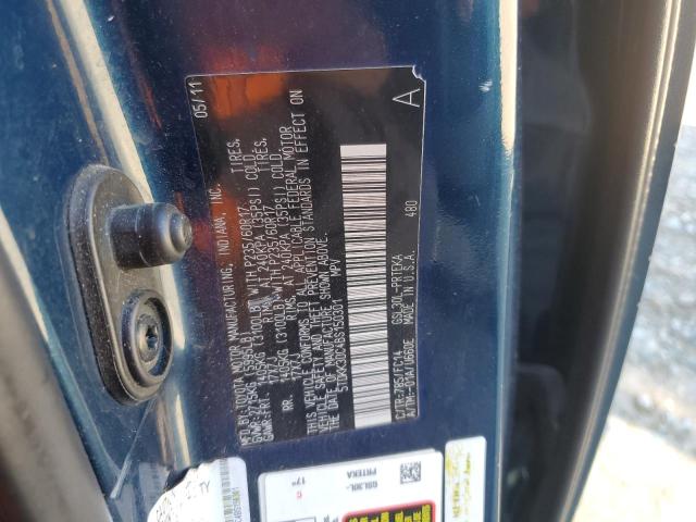 Photo 12 VIN: 5TDKK3DC4BS150301 - TOYOTA SIENNA LE 