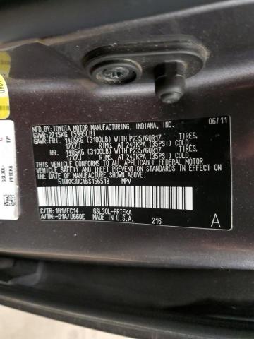 Photo 12 VIN: 5TDKK3DC4BS156518 - TOYOTA SIENNA LE 