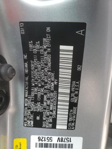 Photo 13 VIN: 5TDKK3DC4DS350291 - TOYOTA SIENNA 