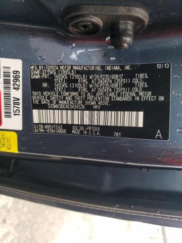 Photo 9 VIN: 5TDKK3DC4ES424536 - TOYOTA SIENNA LE 