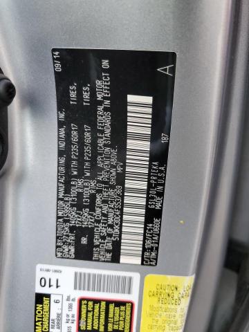 Photo 12 VIN: 5TDKK3DC4FS537369 - TOYOTA SIENNA LE 