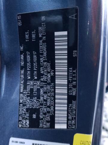 Photo 12 VIN: 5TDKK3DC4FS618114 - TOYOTA SIENNA LE 