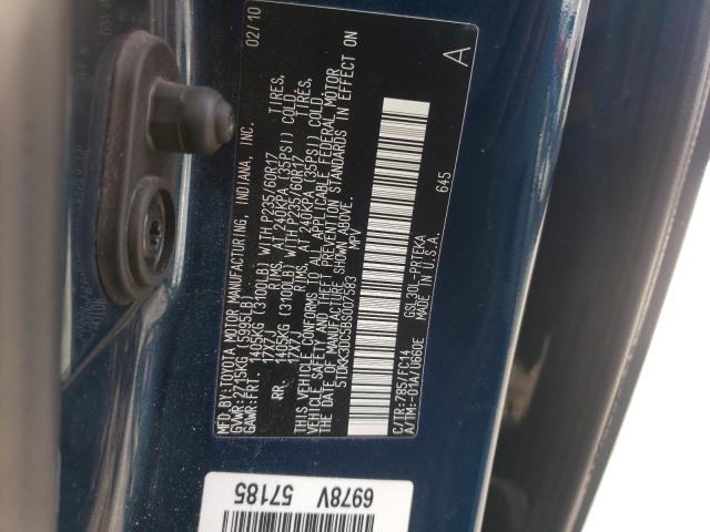 Photo 12 VIN: 5TDKK3DC5BS007583 - TOYOTA SIENNA LE 