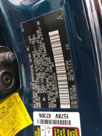 Photo 11 VIN: 5TDKK3DC5CS209048 - TOYOTA SIENNA LE 